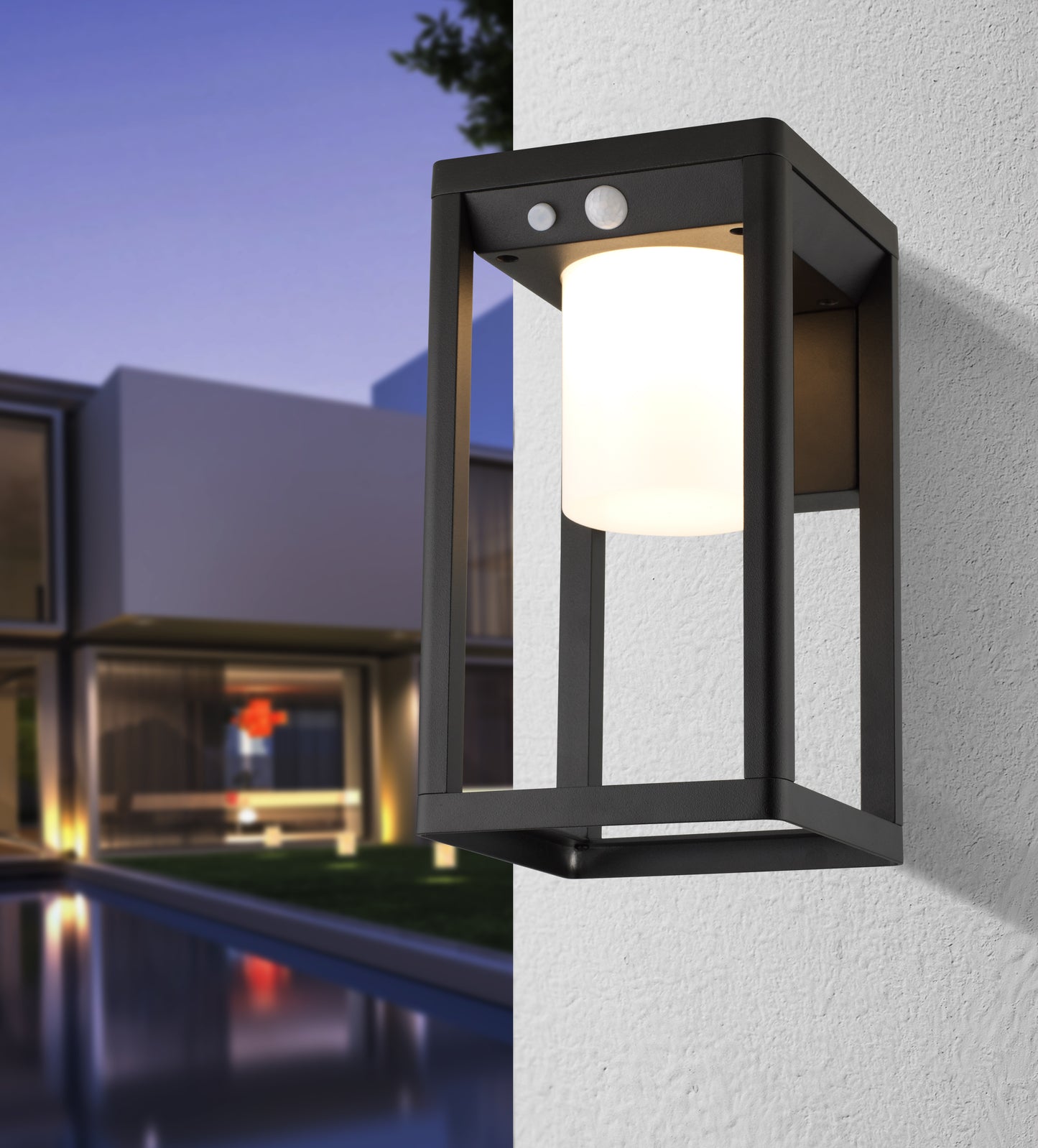 Loiza Series / Outdoor Ceiling - Solar Wall Mounted 3CCT Aluminum Light