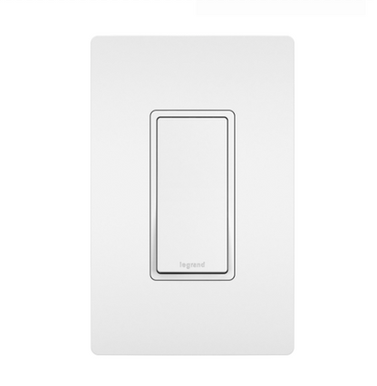 Single Pole Decora Switch Matte White Finish