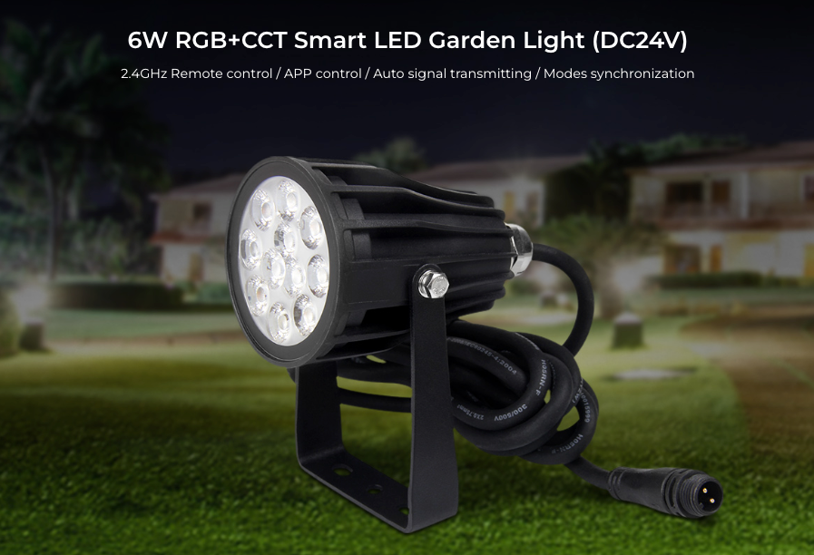 6W RGB CCT SMART LED GARDEN LIGHT