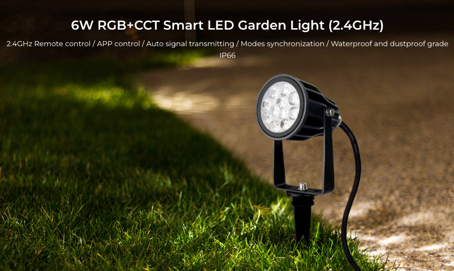6W RGB CCT GARDEN LIGHT