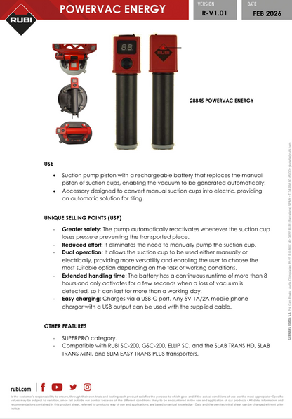 RUBI POWERVAC ENERGY