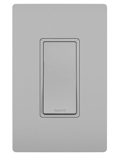 Single Pole Decora Switch Matte Gray Finish