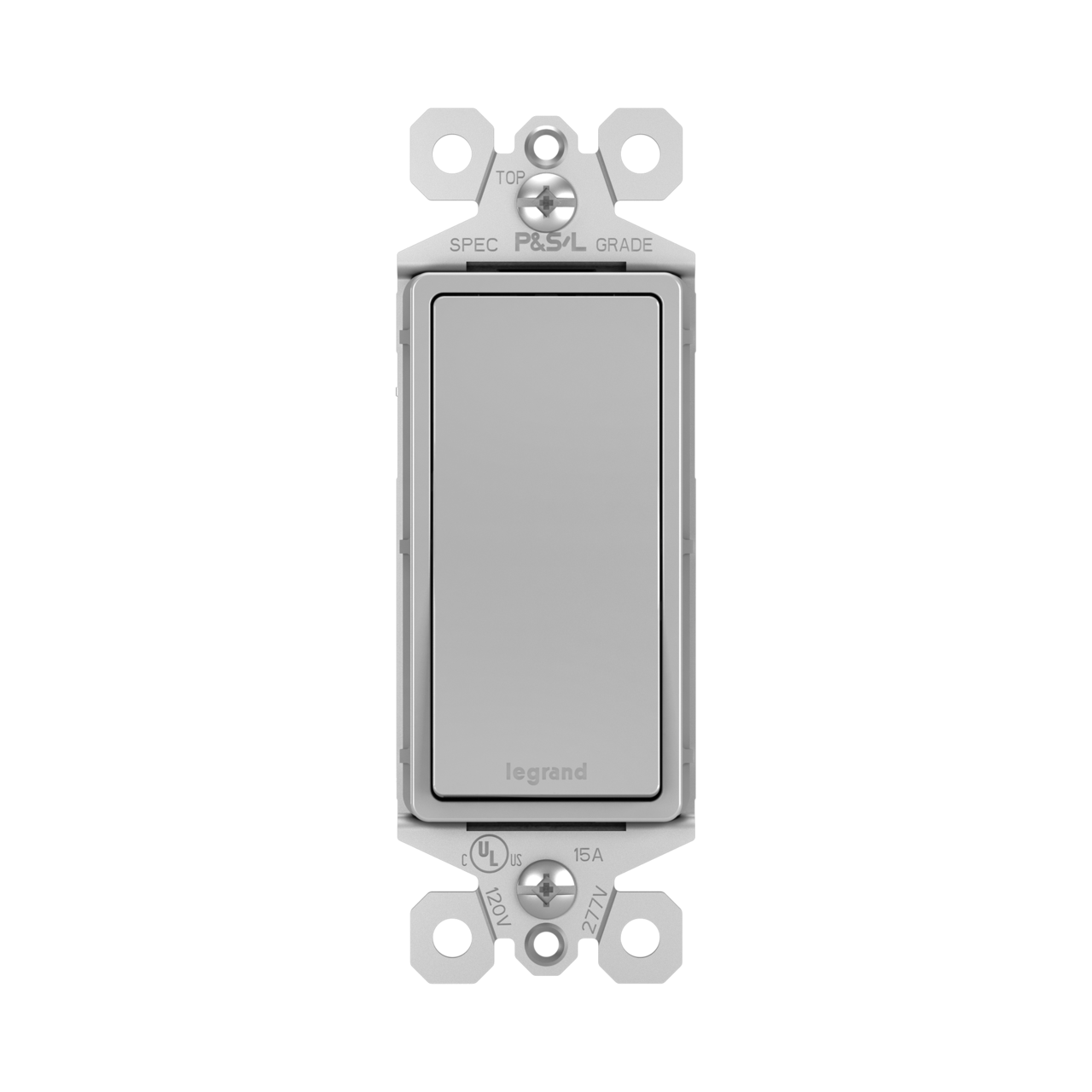 Single Pole Decora Switch Matte Gray Finish