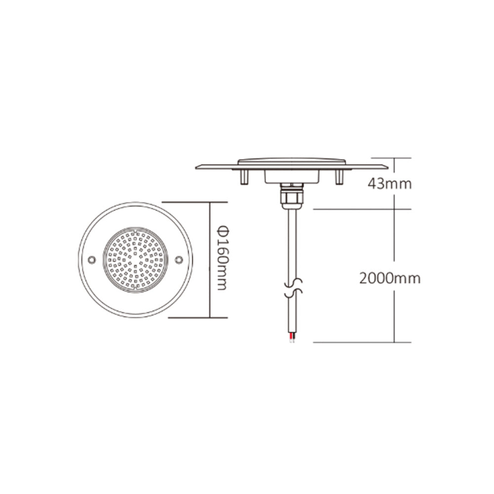 9W RGB WALL MOUNTED LED POOL LIGHT