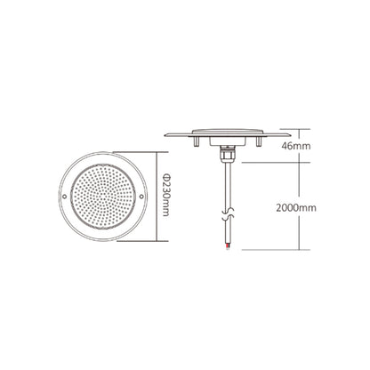 18W RGB WALL MOUNTED LED POOL LIGHT