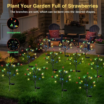 Solar 20-Head Strawberry Tree Light (1 pc)