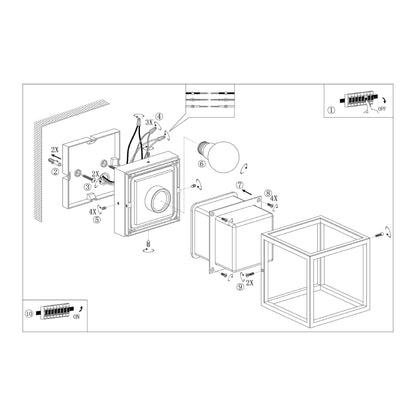 Moca Series / Outdoor Ceiling - Wall Mounted Aluminum Light