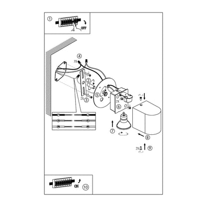 Rincon Series / Outdoor Wall Mounted 1 - Down Aluminum Light