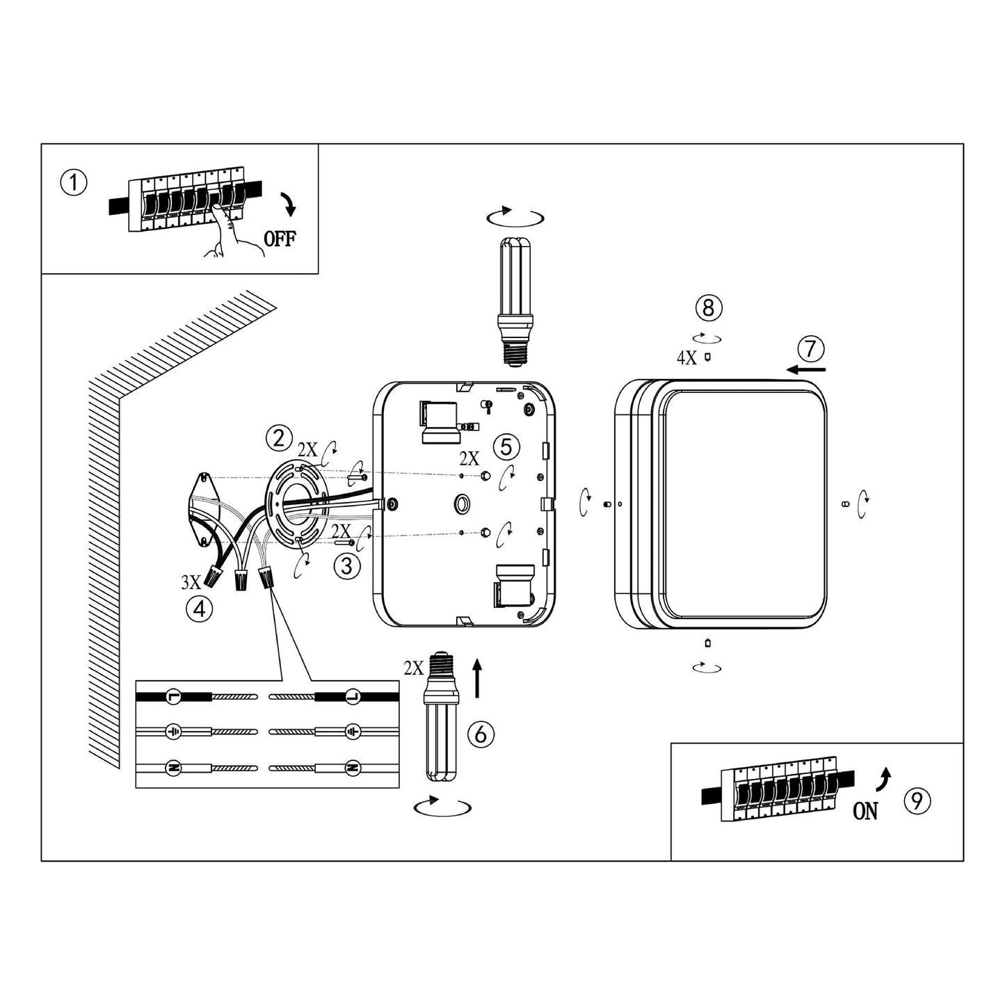 Maricao Series / Outdoor Ceiling - Wall Mounted 2 – Aluminum Light