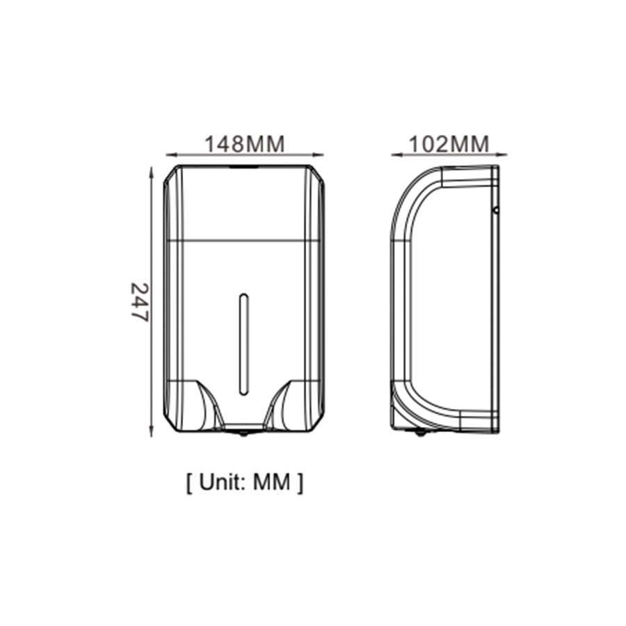 Commercial Care Touchless Soap Dispenser Brushed Nickel