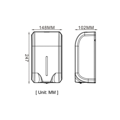 Commercial Care Touchless Soap Dispenser Brushed Nickel