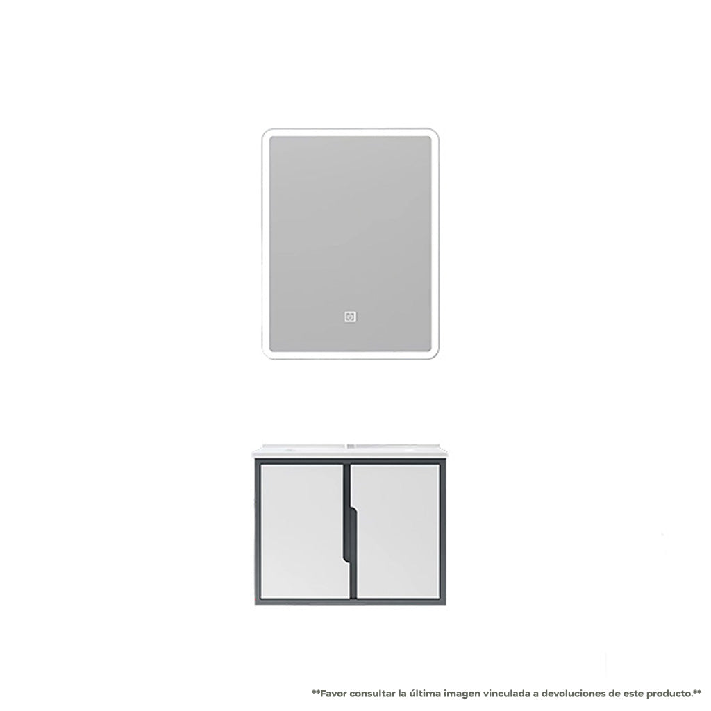 Vanity EKO PVC White & Grey 24" / PVW - 59