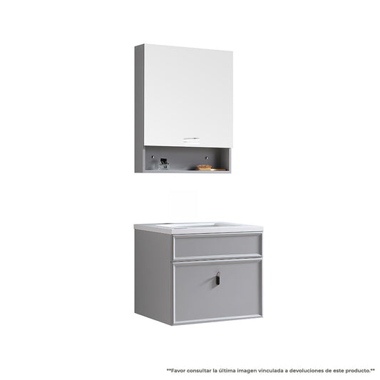 Vanity EKO PVC Matte Grey 24" / PVW - 78