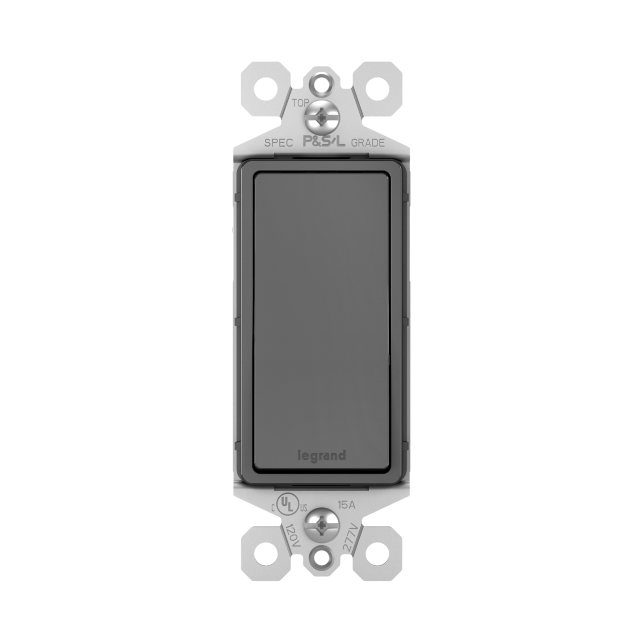 3-Way Decora Switch Matte Black Finish