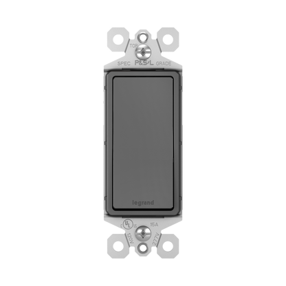 3-Way Decora Switch Matte Black Finish