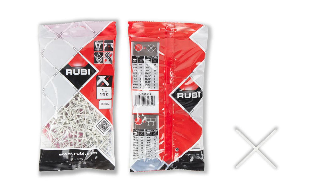 RUBI TOOLS - TILE SPACERS FOR 1/32