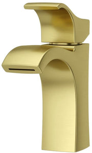 VENTURI SINGLE CONTROL BATHROOM FAUCET WITH PUSH & SEAL™ BRUSHED GOLD #LF-042-VNBG