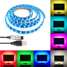 WIFI / USB 16FT CABLE POWER FLEXIBLE RGB TV STRIP BLUETOOTH TV BACKGROUND LIGHTING