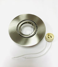 4.75” ROUND RECESSED DOWN LIGHT FIXTURE FOR CONCRETE - BRUSHED NICKEL FINISH #OCT-EKO-BN