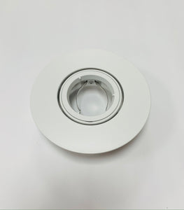 4.75” ROUND RECESSED DOWN LIGHT FIXTURE FOR CONCRETE - WHITE FINISH #OCT-EKO-WH