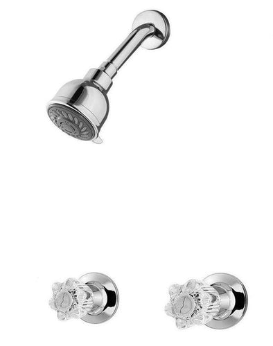 BEDFORD 2-HANDLE SHOWER ONLY FAUCET POLISHED CHROME #807-WS-2BDCC