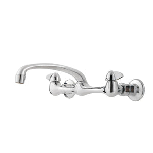 PFIRST SERIES 2-HANDLE WALL MOUNT KITCHEN FAUCET POLISHED CHROME - PFISTER #G127-1000
