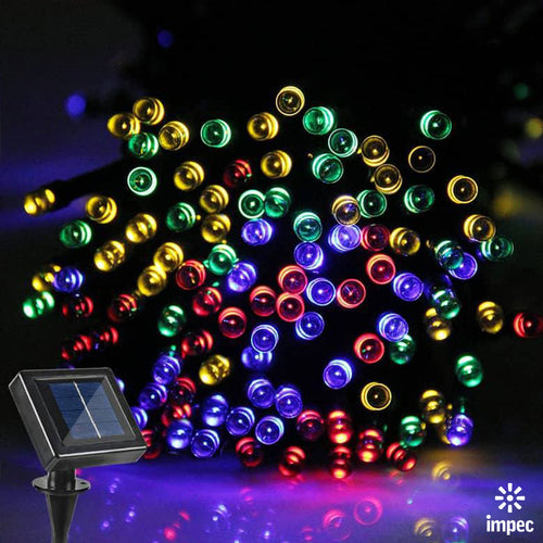 SOLAR LED RGB CHRISTMAS OUTDOOR STRING LIGHTS 170FT / 500 LEDS