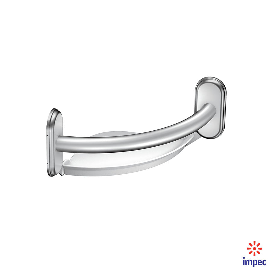 Moen Home Care Grab Bar With Corner Shelf #LR2354DCH