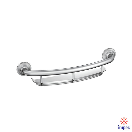 Moen Home Care Grab Bar Chrome With Shelf #LR2356DCH