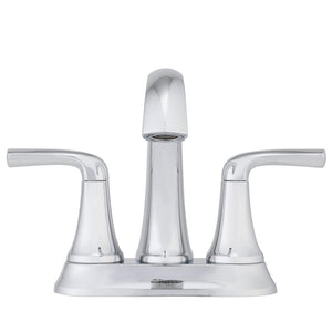 LADERA 2-HANDLE 4" CENTERSET BATHROOM FAUCET WITH PUSH & SEAL™ POLISHED CHROME #LF-048-LRCC