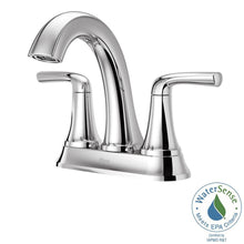 LADERA 2-HANDLE 4" CENTERSET BATHROOM FAUCET WITH PUSH & SEAL™ POLISHED CHROME #LF-048-LRCC