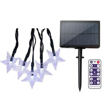 LED SOLAR RGB STARS STRING LIGHTS 56 FT / 100 LEDS