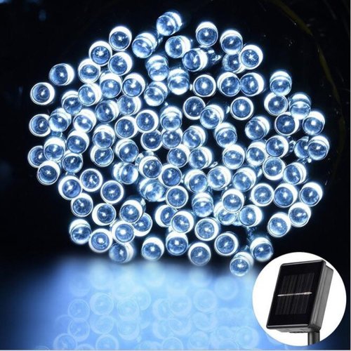 Solar String Light 500LED White 6000K 170ft